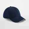 Cap - mod. B20:French Navy, 100% cotton, White, One Size